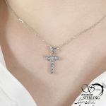 گردنبند نقره T کد:۱۲۲۹