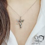 گردنبند فرشته نقره کد:۱۲۴۰ - Image 2