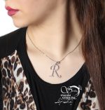 گردنبند نقره R کد:۱۲۲۴