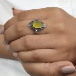 انگشتر نقره زنانه - Image 3