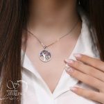گردنبند نقره زنانه کد4421 - Image 2