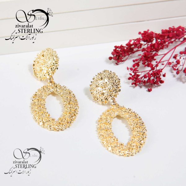 گوشواره اویز برند زارا طرح پریسا