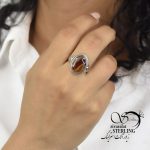 انگشتر نقره زنانه - Image 3