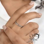 رینگ زنانه طرح طلا کد 6089 - Image 2