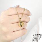 گردنبند قاب عکسی الله برند استیل