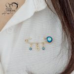 سنجاق سینه YSX قلب و چشم نظر با کد 12520