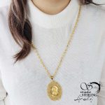 گردنبند مجلسی طرح طلا کد 14736