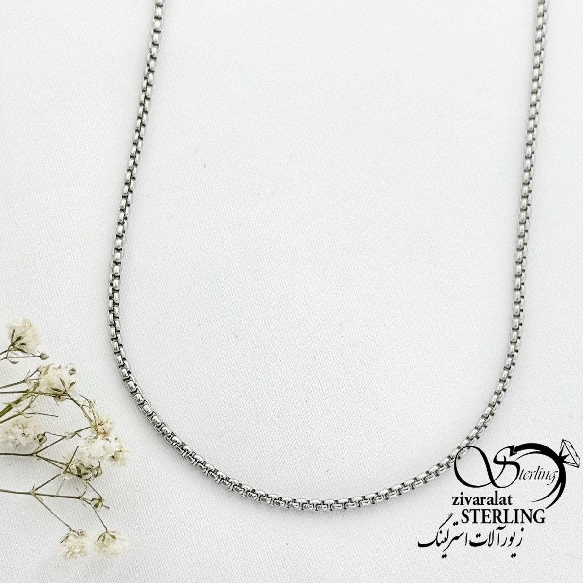 گردنبند (زنجیر) بیزمارک برند استیل کد 16462