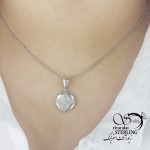 گردنبند نقره ایتالیا طرح کلاسیک کد 18643