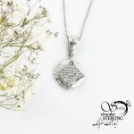 گردنبند نقره ایتالیا طرح کلاسیک کد 18643