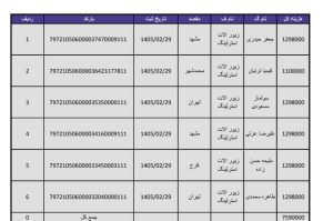 دانلود کد رهگیری تاریخ 1405/02/29